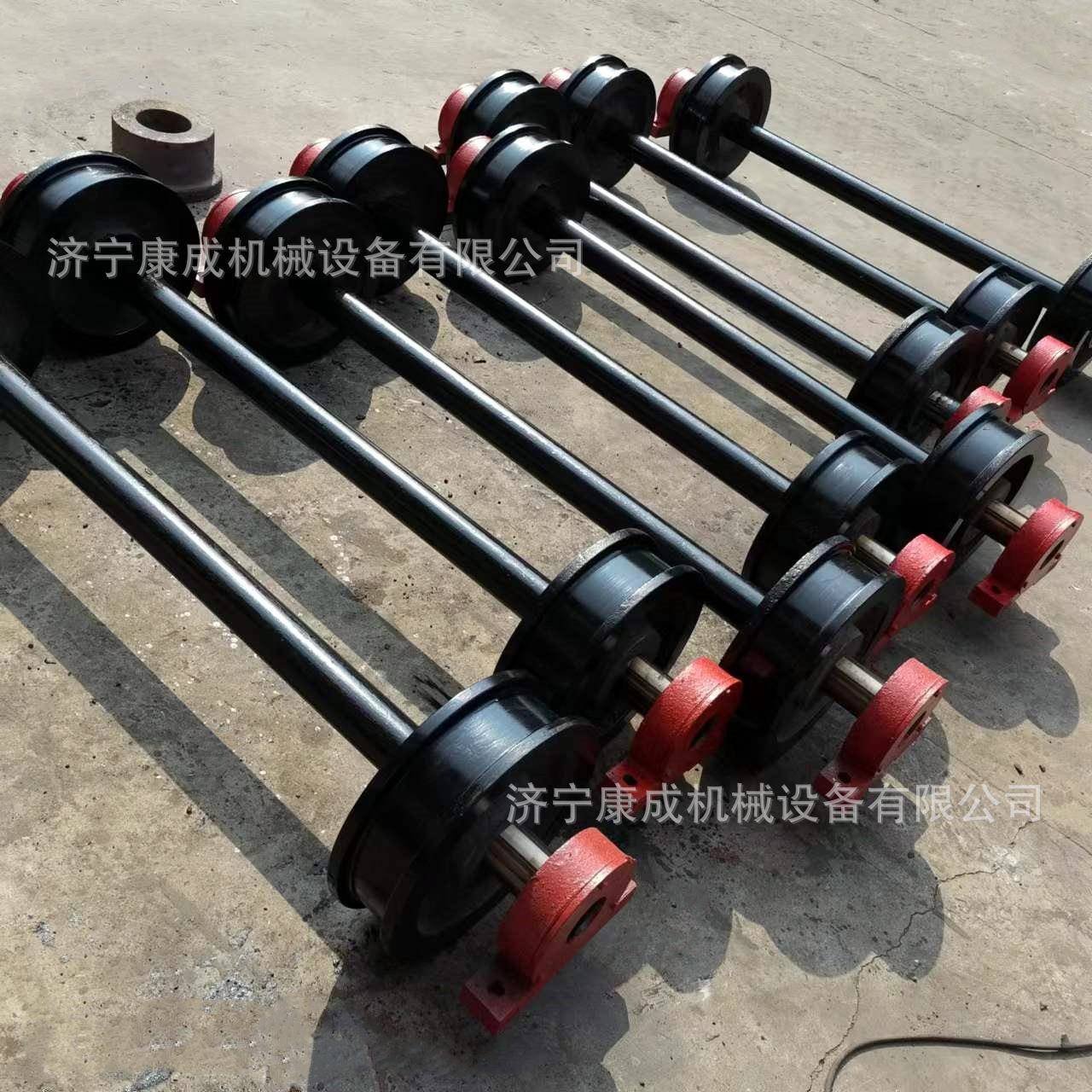 煤矿用平板车矿车轮对井下用铸钢实心矿车轮对热处理空心轮对