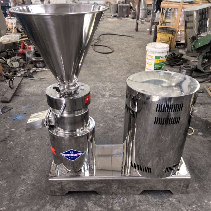 小型胶体磨 羊汤舒化提纯机 不锈钢胶体磨研磨机带刺鱼肉研磨机