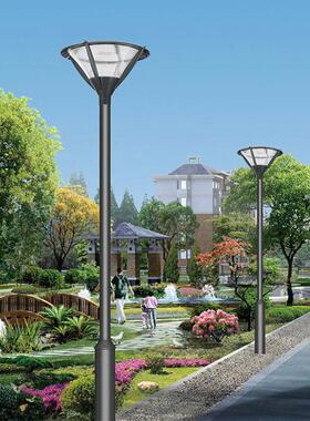 户外庭院灯防水LED路灯中式3米公园小区广场太阳能路灯景观灯厂家