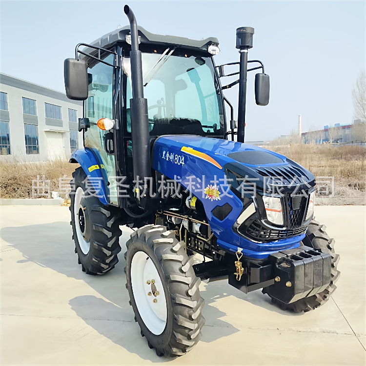 80马力中型轮式拖拉机黑金刚50-100马力后置圆捆打捆机农用拖拉机