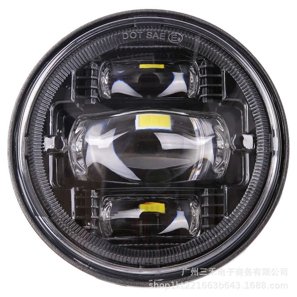 适用于4.5寸哈雷LED前雾灯led辅助灯哈雷机车改装雾灯
