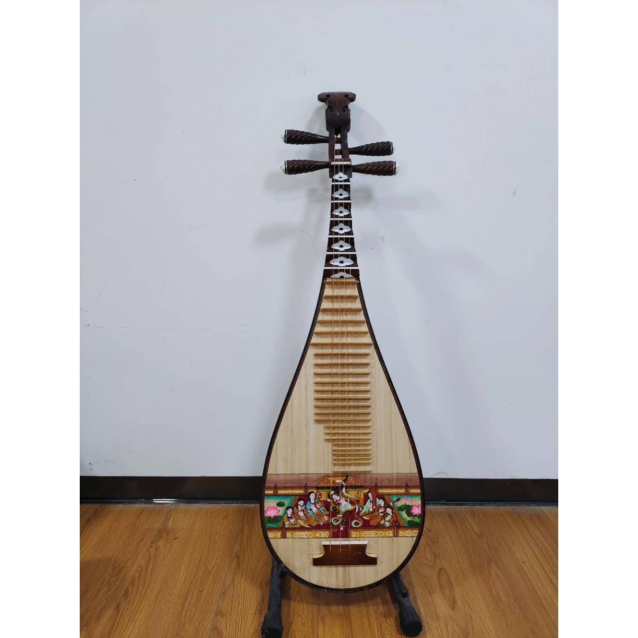 专业舞台用老鸡翅木琵琶乐器成人琵琶儿童琵琶可定各种款式