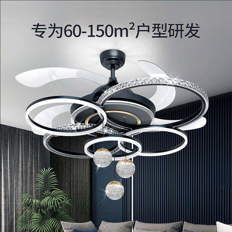 客厅隐形风扇灯新款轻奢卧室餐厅电风扇家用一体水晶吊扇灯,畜牧/养殖物资,畜牧/养殖器械,淘宝优惠券,粉丝福利购,淘宝优惠卷