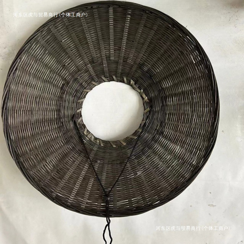 箬笠黑色原色日式拍戏竹帽斗笠帽大侠古装道具帽道具古铜横店斗笠