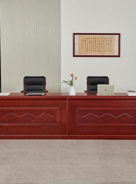 主席台培代训组桌椅会45658议室桌椅合司演讲台简约现领公导发言