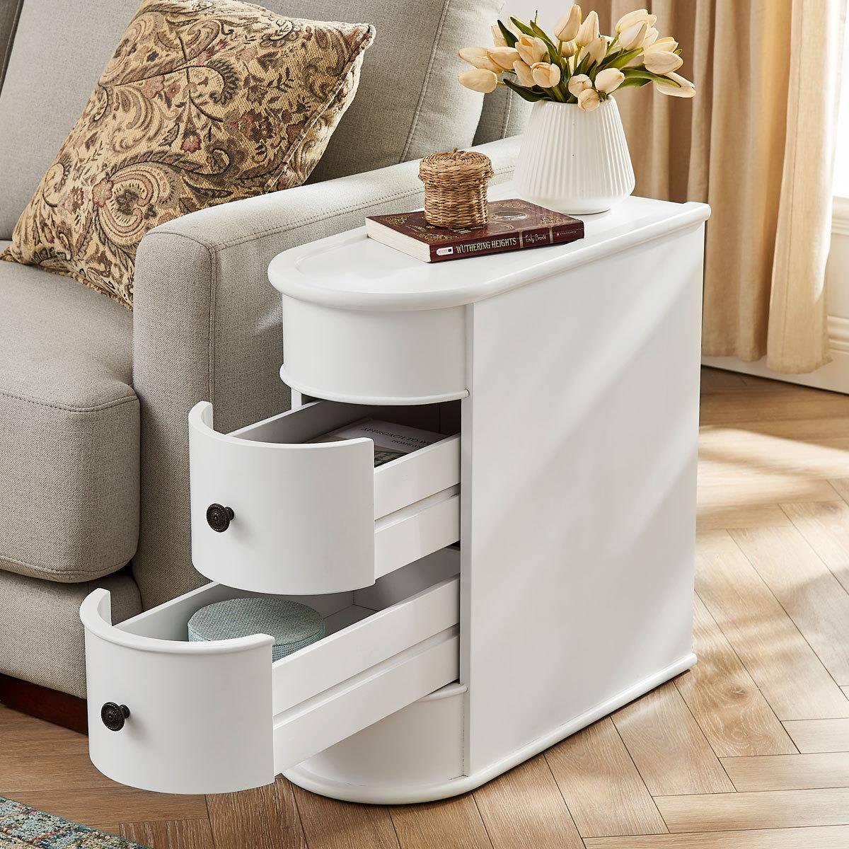 美式几茶客边厅沙发边柜侧边柜轻奢移动小桌子几3331角复古几床头