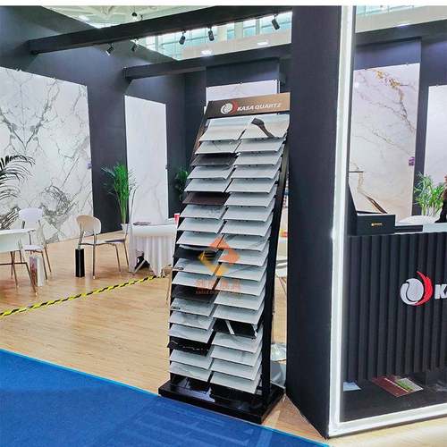 热销瓷砖展示石材柜造木地板613架展具展石英石人石立式货架落地