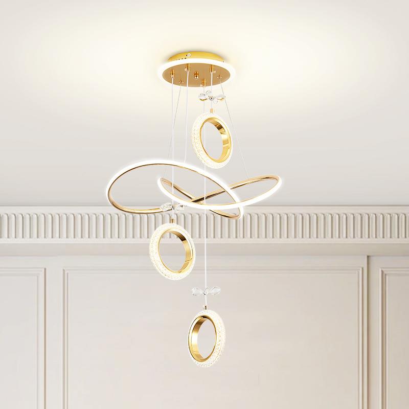 Ms餐厅吊灯餐桌厅卧灯2025款网新红创意庭院72434家室客用轻奢现