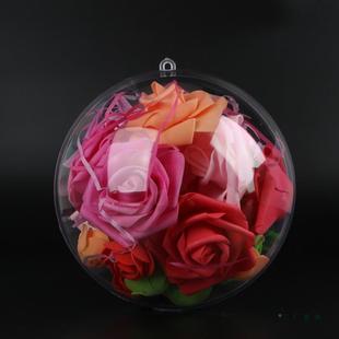 饰挂球明幼儿园 40cm球透球塑料亚力球空心克圆球744婚庆商场装