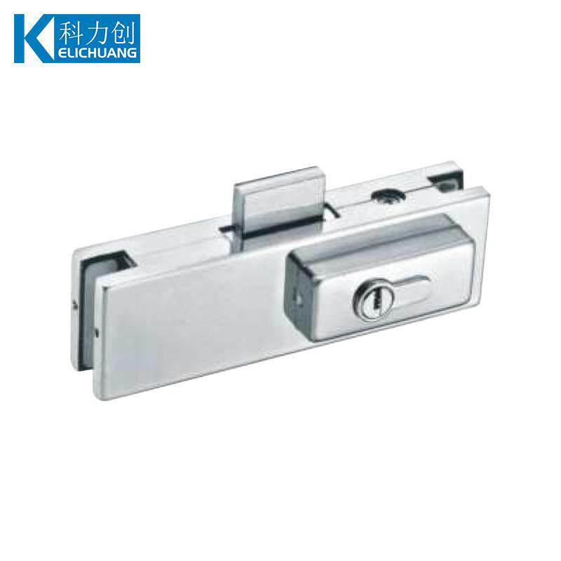厂家供应不办锈钢铝夹芯HS-050D-锁玻门地弹簧地锁公室璃门夹玻璃