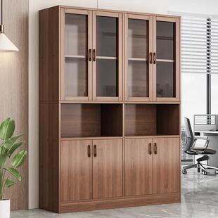 书家架落地置物架客一体靠墙厅柜用子储物柜JFC办公室防尘书柜文