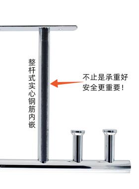 不钢加管晾衣架室内伸长缩式顶装锈阳CYQ台晾衣杆家用墙顶晒衣架