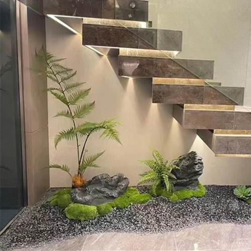 金猴头A10蕨真植物丝型盆景室内客厅装饰假盆栽大落地绿仿植造景