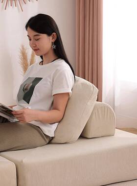 麻薯布艺沙发小户台型可41404拆洗阳懒人沙发米日式榻榻合豆腐块