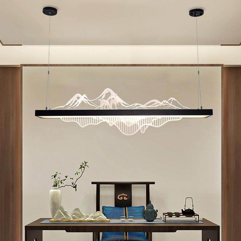 新艺中式茶387书吊灯复古禅意简约厅简约现代房酒店客茶室铁艺大,家装灯饰光源,智能吊灯,淘宝优惠券,粉丝福利购,淘宝优惠卷