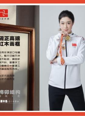 △砚正实木画框榫挂卯结构书画框装十字绣框画框F767HHMT定制墙裱