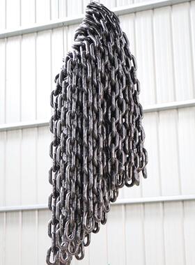 圆环发链条黑WIU吊索具镀锌起重吊链链条不断裂锰易钢工业链条