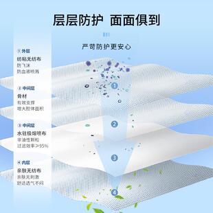 无品牌/Naton纳塑通一次性口罩羽盾成人款单只凤装20盒只/纸袋装