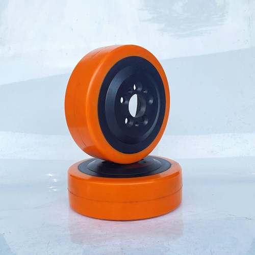 厂家供230*75杭叉诺力林耐德磨叉轮胎聚氨酯直叉车车主动WOD轮子