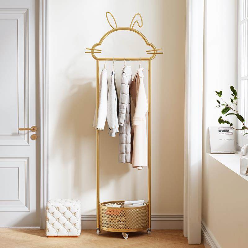 2I轻奢挂衣架落地卧室隔夜挂衣服架子家用入户置物收纳脏衣篮衣帽,农用物资,其他肥料,淘宝优惠券,粉丝福利购,淘宝优惠卷
