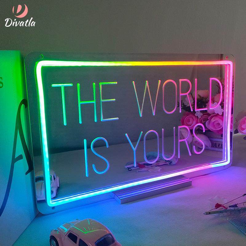 镜面霓虹灯字母造型灯商场门店发光字广告牌USB接口装饰灯,机械设备,其他机械设备,淘宝优惠券,粉丝福利购,淘宝优惠卷