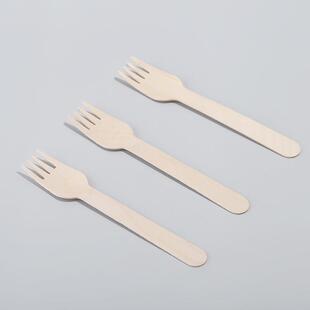 供应航空餐具木制刀叉勺木叉水果叉可印LOGO