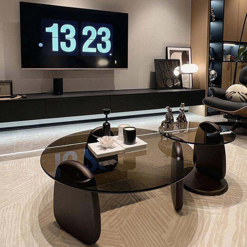 圆形茶几客厅家用小户型轻奢现代茶桌简约创意钢化玻璃茶几桌组合,纺织面料/辅料/配套,纺织机械配件,淘宝优惠券,粉丝福利购,淘宝优惠卷