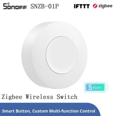 SonoffSNZB-01P无线按键场景开关APP遥控无线随意贴情景开关
