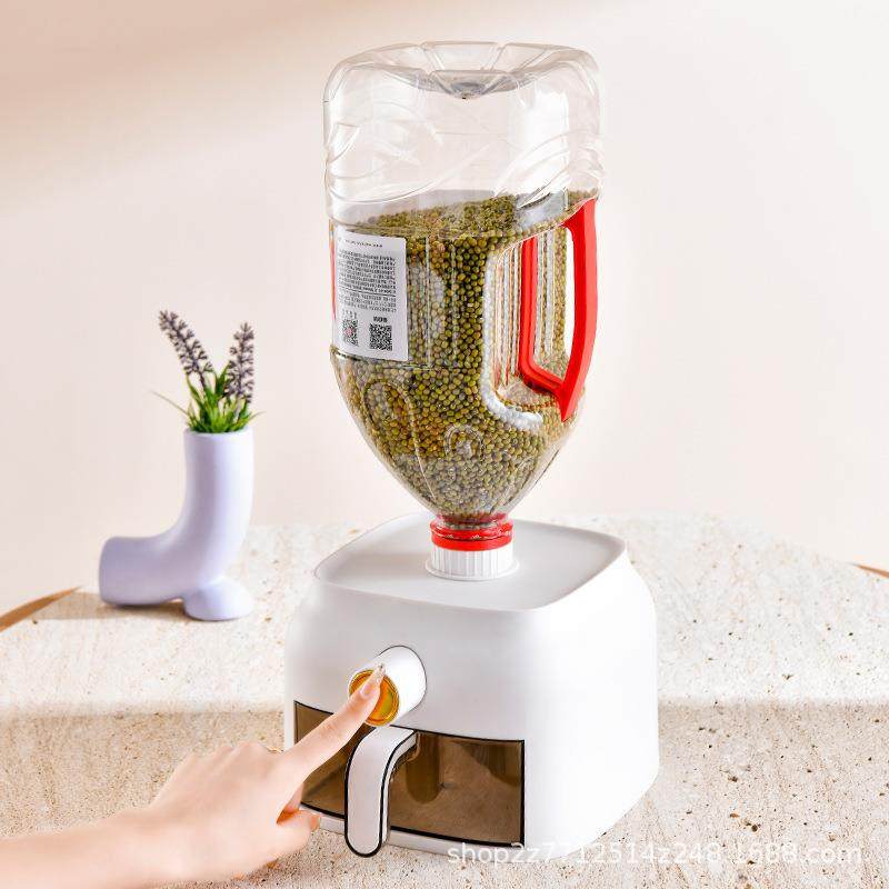 家用防虫防潮密封桶米缸米箱储存罐装大米收纳盒按压式出粮底座,纺织面料/辅料/配套,纺织机械配件,淘宝优惠券,粉丝福利购,淘宝优惠卷