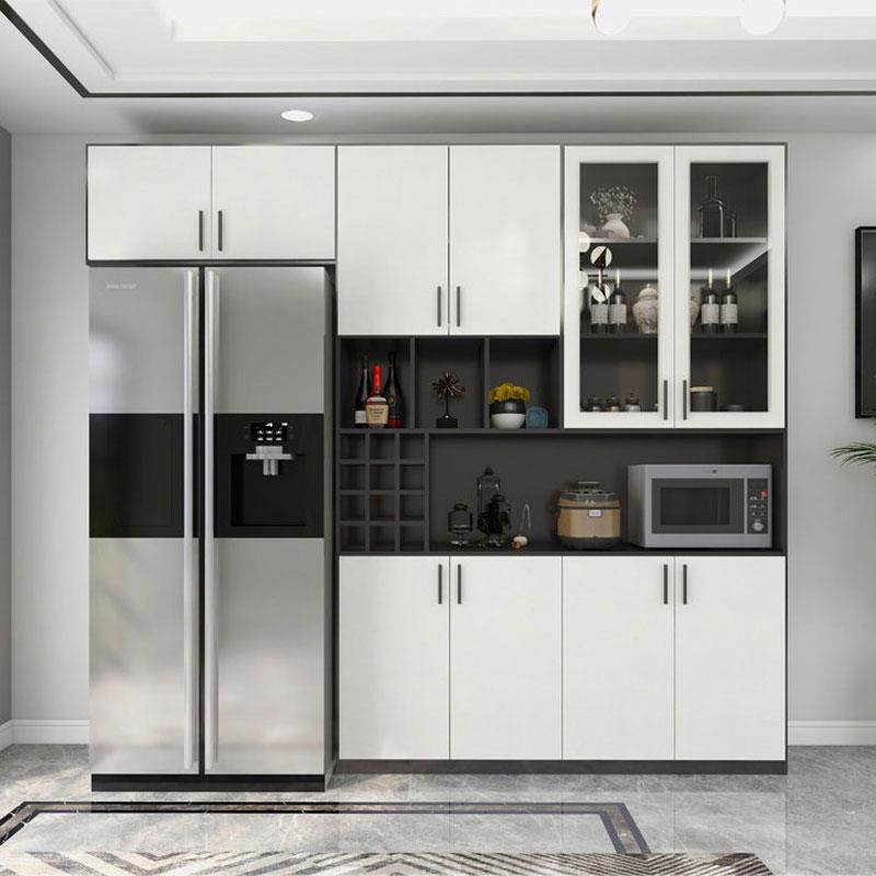 0J客厅隐形冰箱柜一体靠墙定制酒柜餐边柜吊柜简约现代嵌入式置,收纳整理,烫衣板及配件,淘宝优惠券,粉丝福利购,淘宝优惠卷