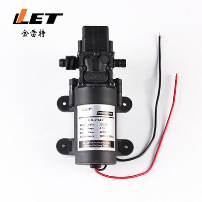 供应12V24V余姚金雷特高压洗车水泵GB-2342微型自吸隔膜泵