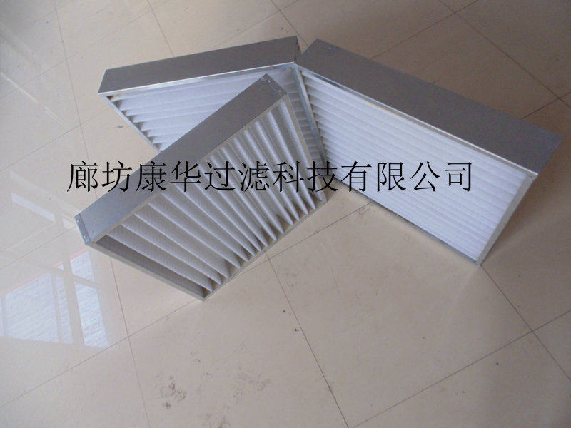 供应金属铝框中效袋式过滤器 594*594*400*6P*21 F8板框式过滤器