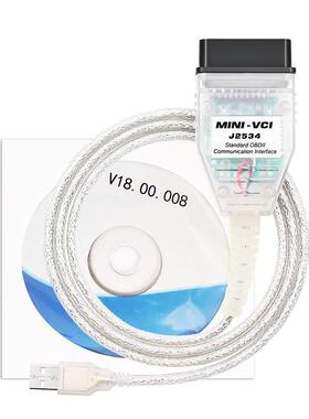 MINIVCIV18.00.008汽车诊断线适用于丰田TOYOTATISJ2534