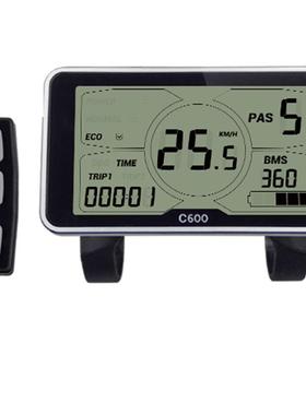 24V36V48VC600高配电动自行车滑板车四寸大屏液晶仪表