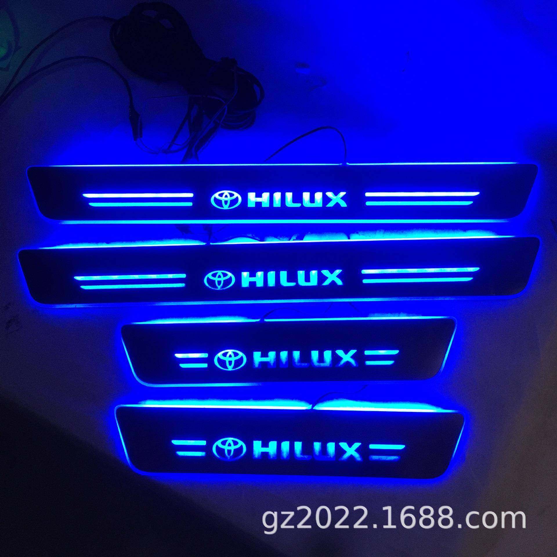 适用于toyotahiluxrevo流光动态迎宾踏板HILUX带LED灯门槛条,纺织面料/辅料/配套,纺织机械配件,淘宝优惠券,粉丝福利购,淘宝优惠卷