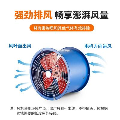 SF碳机钢轴流风20v2功率换气扇强力管道式排气扇3大88620V商用通