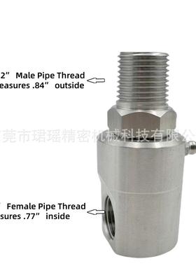 -1/2英寸MXF无品牌/软管卷盘旋转接N头5124-iAL软重型管卷盘旋转