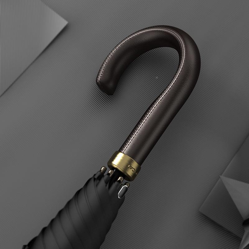 OLYC261AT长柄8骨20超大伞防面商务风直柄伞男女士自1动双抗人风