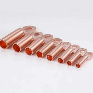 DT10线 60平方接铜鼻子堵油铜鼻电端缆电线接头铜6553线耳鼻铜管