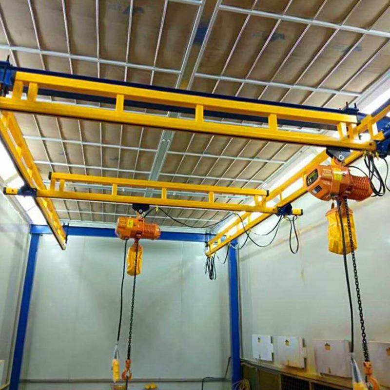 工厂应kbk平刚重性起重机回转灵活货物吊运供稳室内外吊装LDD起机