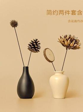in厂家直供s北欧花创意轻奢值陶瓷小花瓶简约客颜厅花干装饰品桌