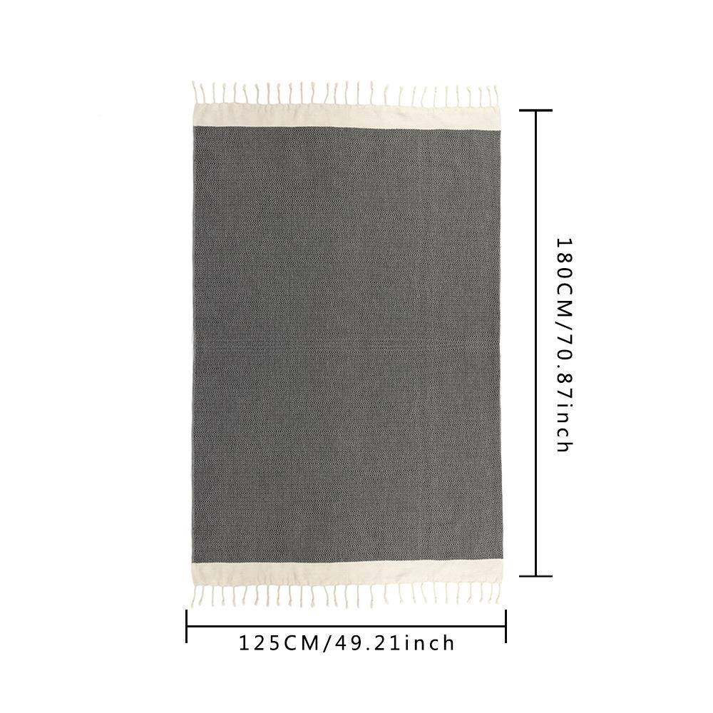 功春秋棉土耳其盖毯办公室午毯舒披肩沙发AEK-3毯柔软适加睡厚多