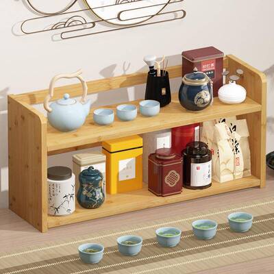 面型茶杯架小桌桌上博置古架实木紫砂30290壶茶具茶宠茶叶罐收纳