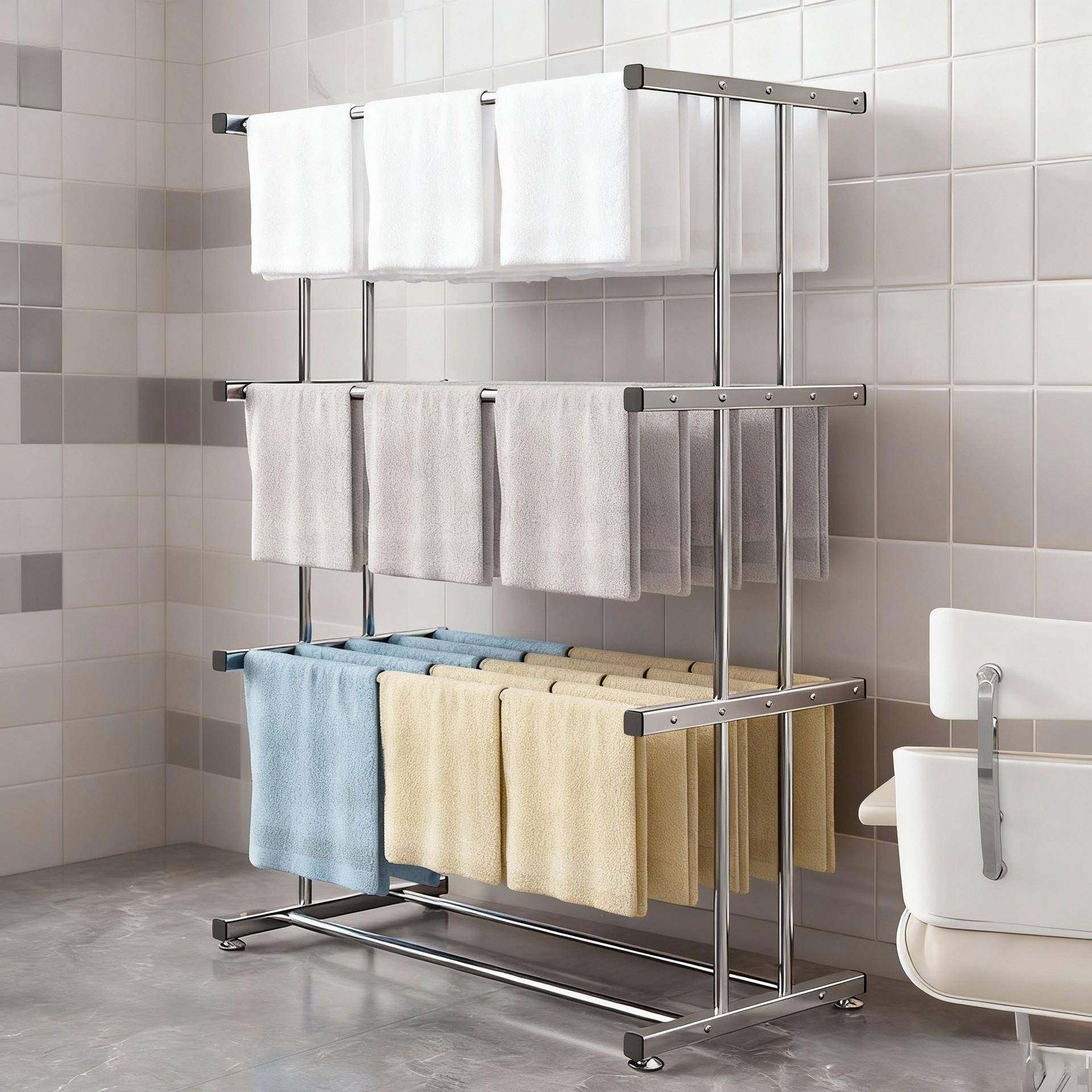 毛巾晾晒架美发店洗车理发店专用落地置物架子收纳神器免打孔挂杆,节庆用品/礼品,新娘配件,淘宝优惠券,粉丝福利购,淘宝优惠卷