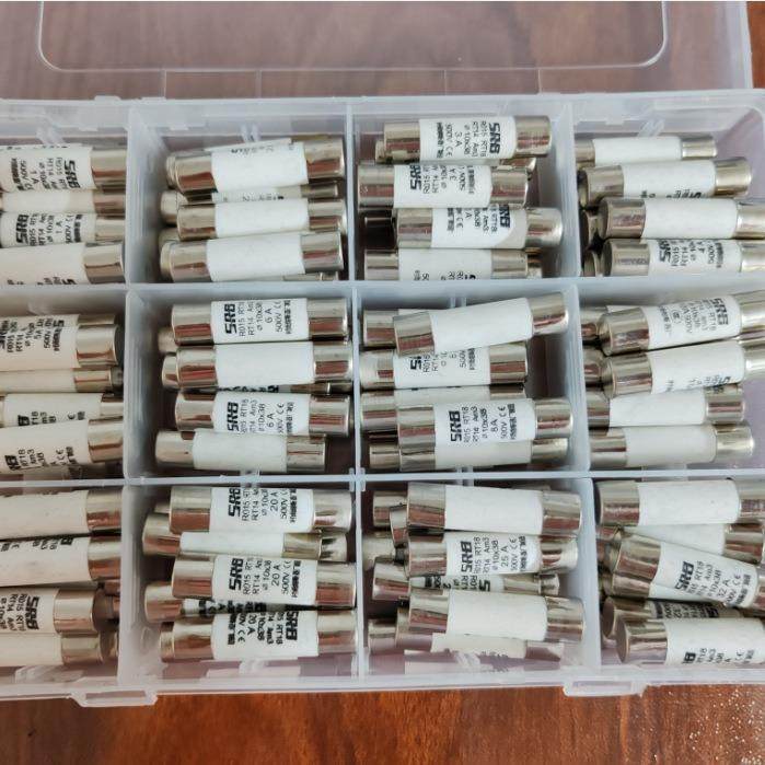 10x38120pcs陶瓷保险丝1A2A3A4A5A6A8A10A16A20A25A32保险丝套装