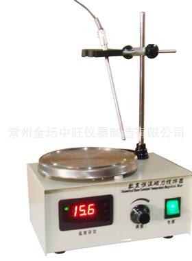 耐化学腐蚀95-2不锈钢数显磁力搅拌机加热搅拌器1000ml恒温
