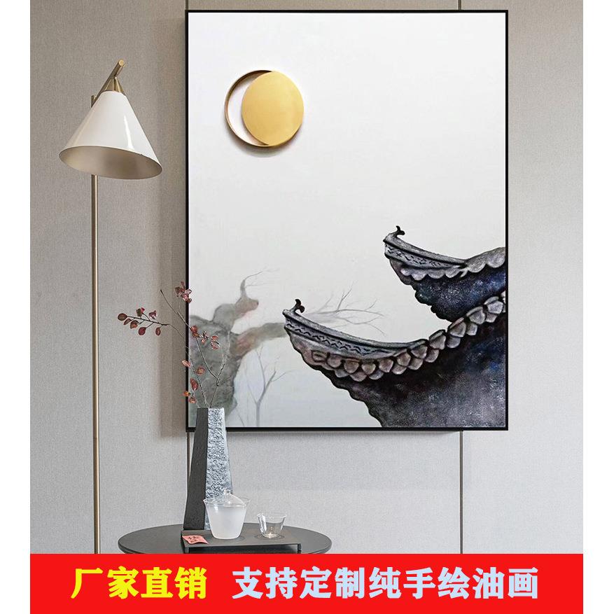 手工实物不锈钢雕刻圆盘金属铝合金玄关售楼处大堂铁皮画装饰挂画