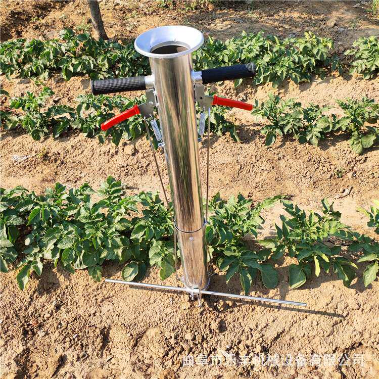 农用不锈钢菜苗移栽器 多功能蔬菜栽苗器 西瓜栽苗机