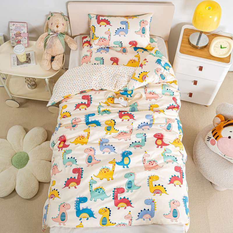 全棉A类60s长绒棉贡缎幼儿园三件套入园被子垫被六件套恐龙儿童,电子元器件市场,其它元器件,淘宝优惠券,粉丝福利购,淘宝优惠卷