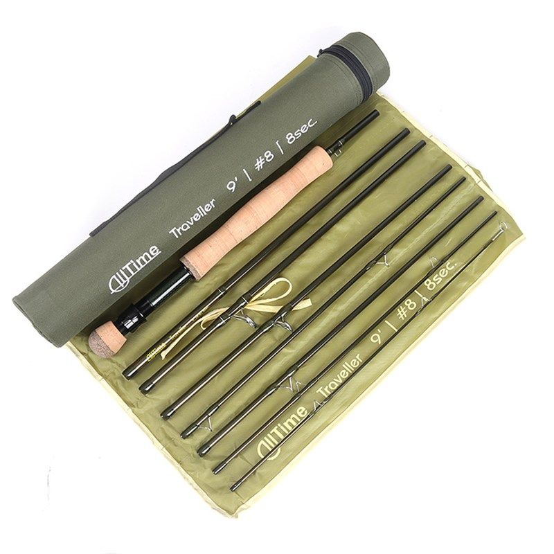 便携式旅行竿 8节 飞钓竿 溪流杆 2.7米 5 6 8 可选 配竿筒